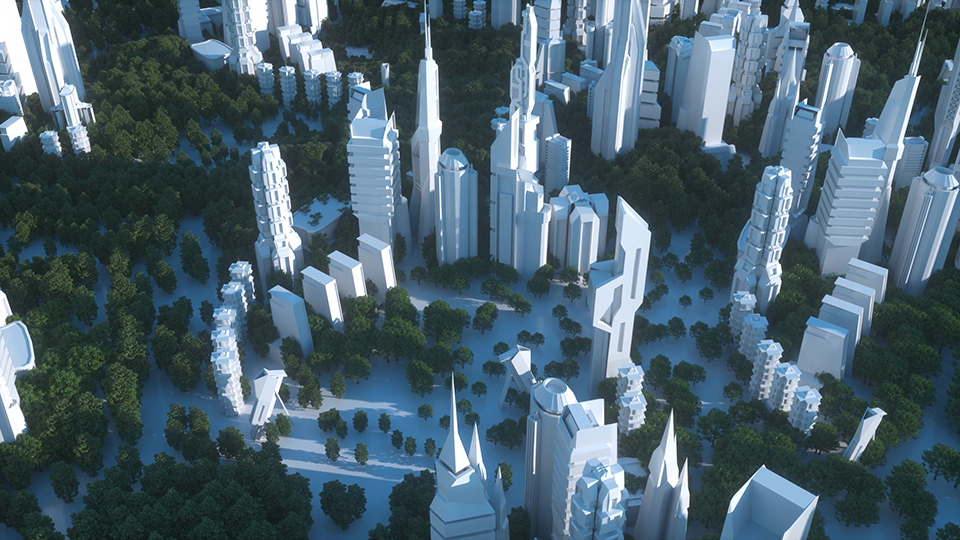 元宇宙科幻未来城市