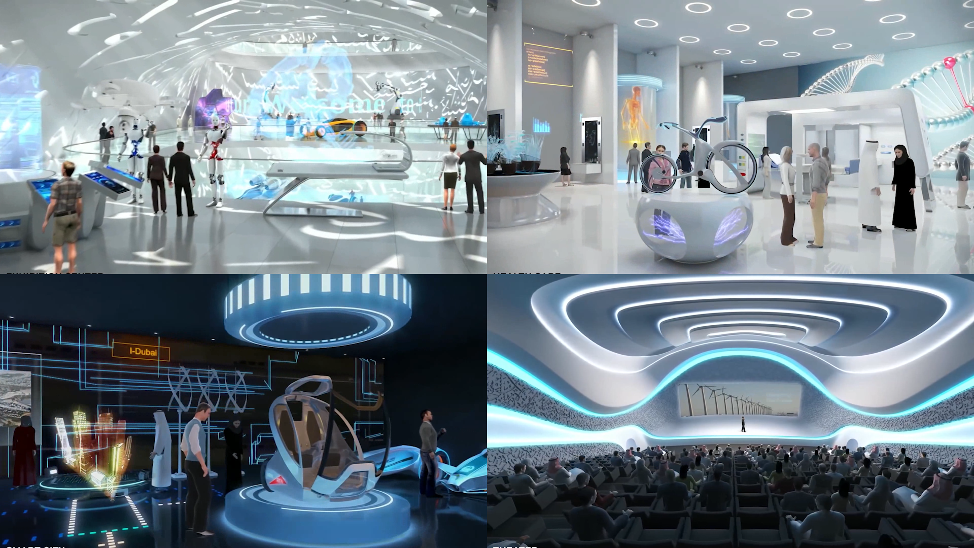 元宇宙城市 科幻未来城市 科技博物馆 元宇宙生活区