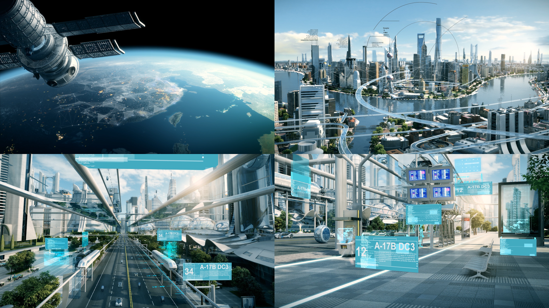 科幻元宇宙未来城市